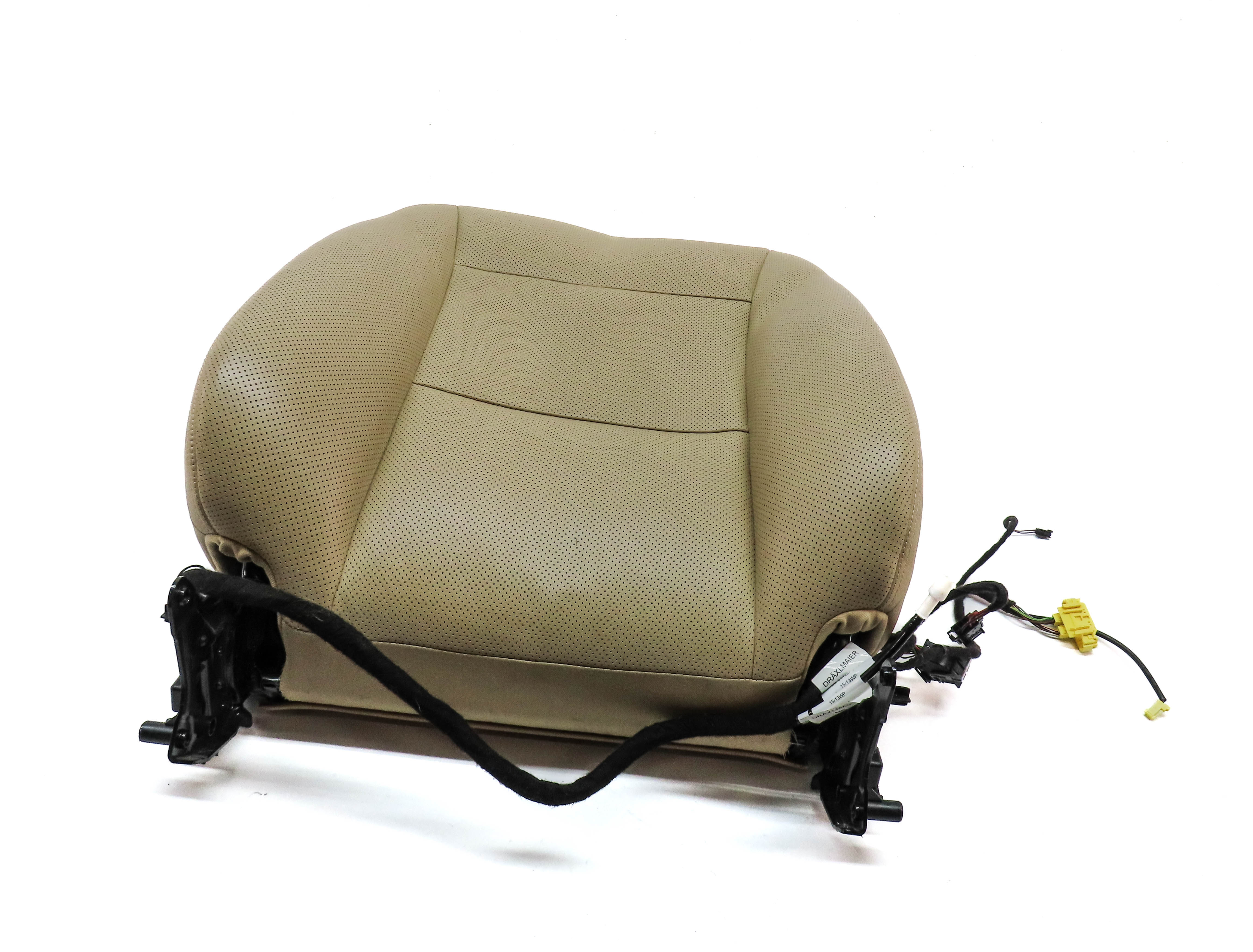 2013 MERCEDES S550 (W221) FRONT RIGHT UPPER HEATED VENTED SEAT CUSHION (Brown) — exact item pictured